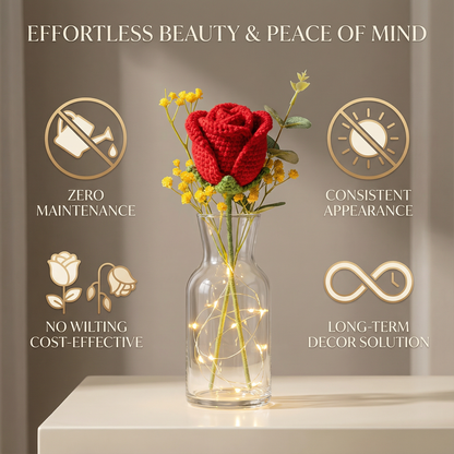 Tulip & Sunflower Crochet Bloom