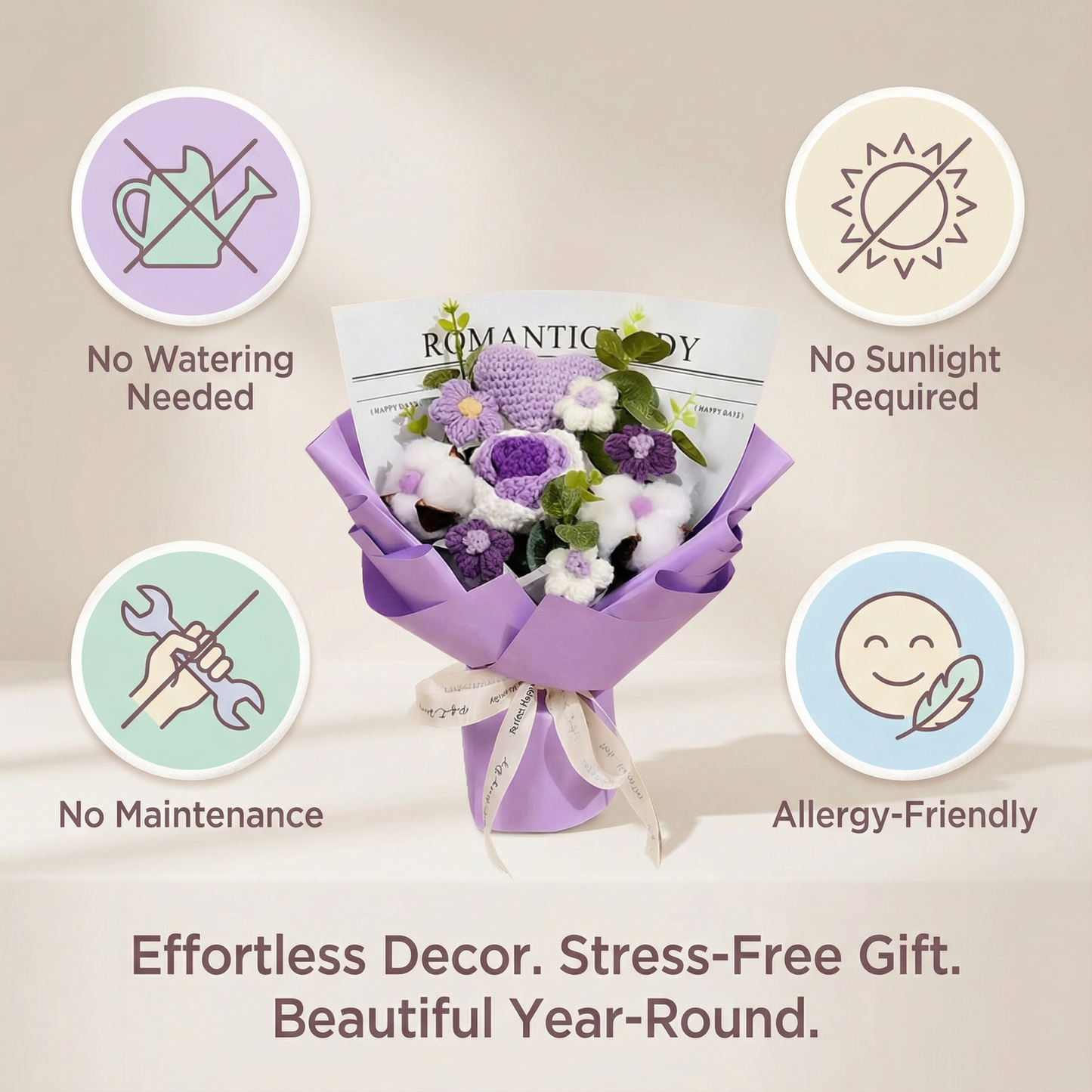 Blush Hearts & Roses Bouquet