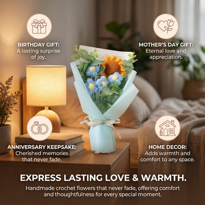 Everlasting Sunflower Charm Bouquet