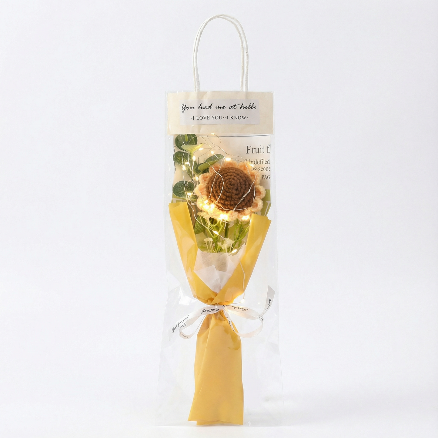 Tulip & Sunflower Crochet Bloom