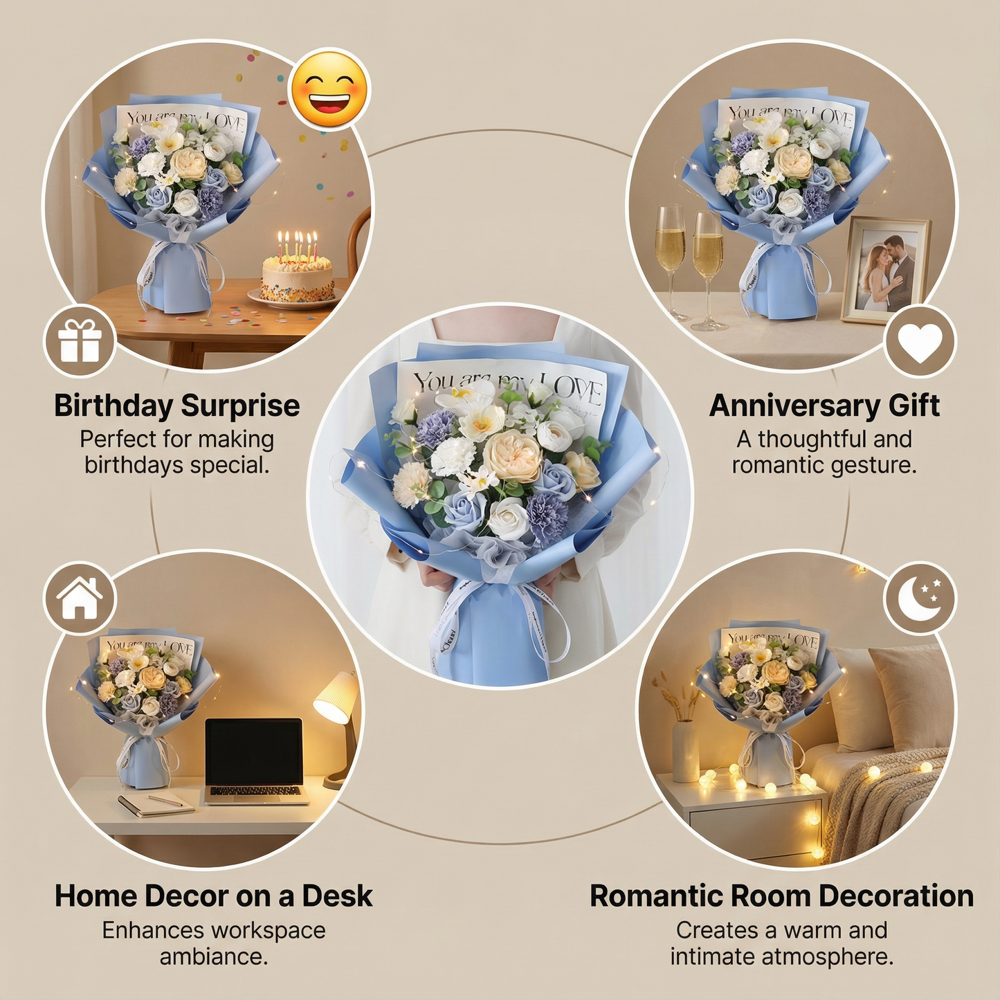 Timeless Romance Floral Bouquet