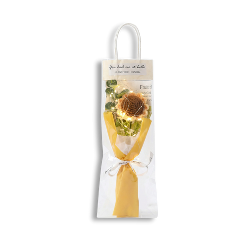 Tulip & Sunflower Crochet Bloom