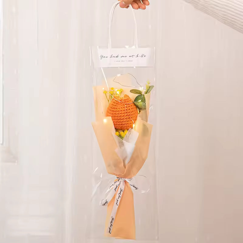 Tulip & Sunflower Crochet Bloom