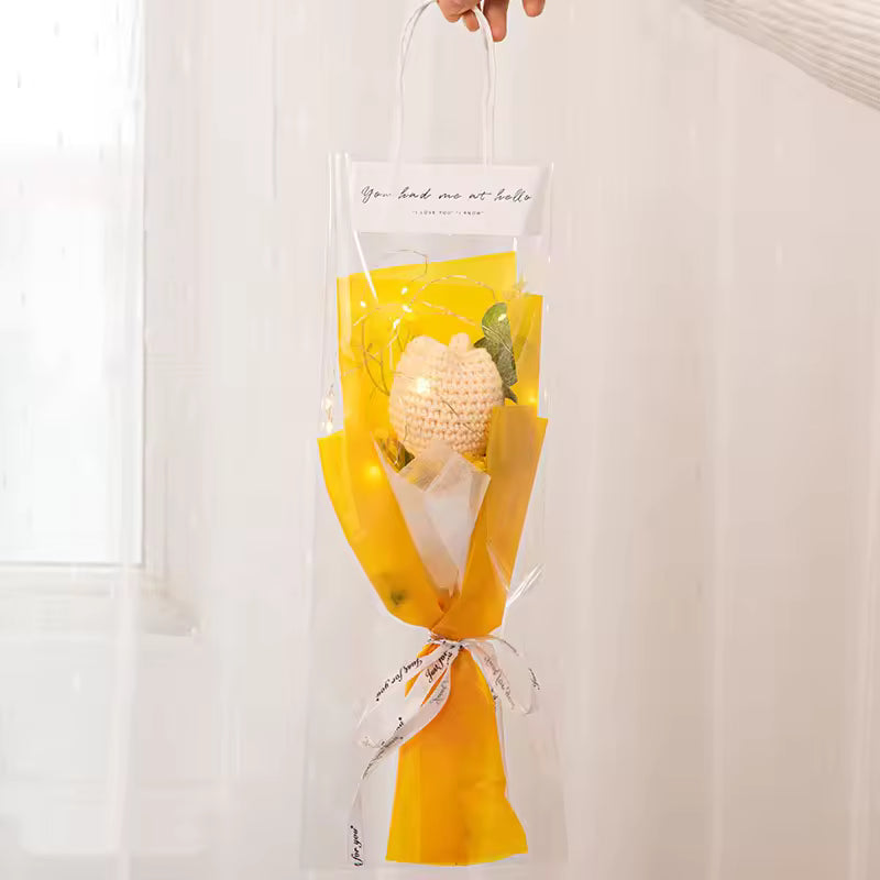 Tulip & Sunflower Crochet Bloom