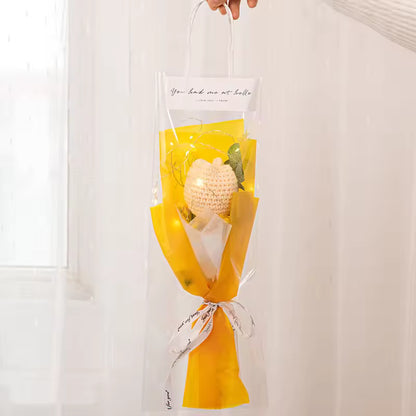 Tulip & Sunflower Crochet Bloom