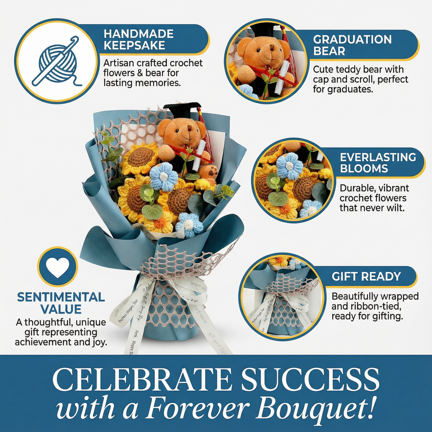 Graduation Bloom Keepsake Bouquet