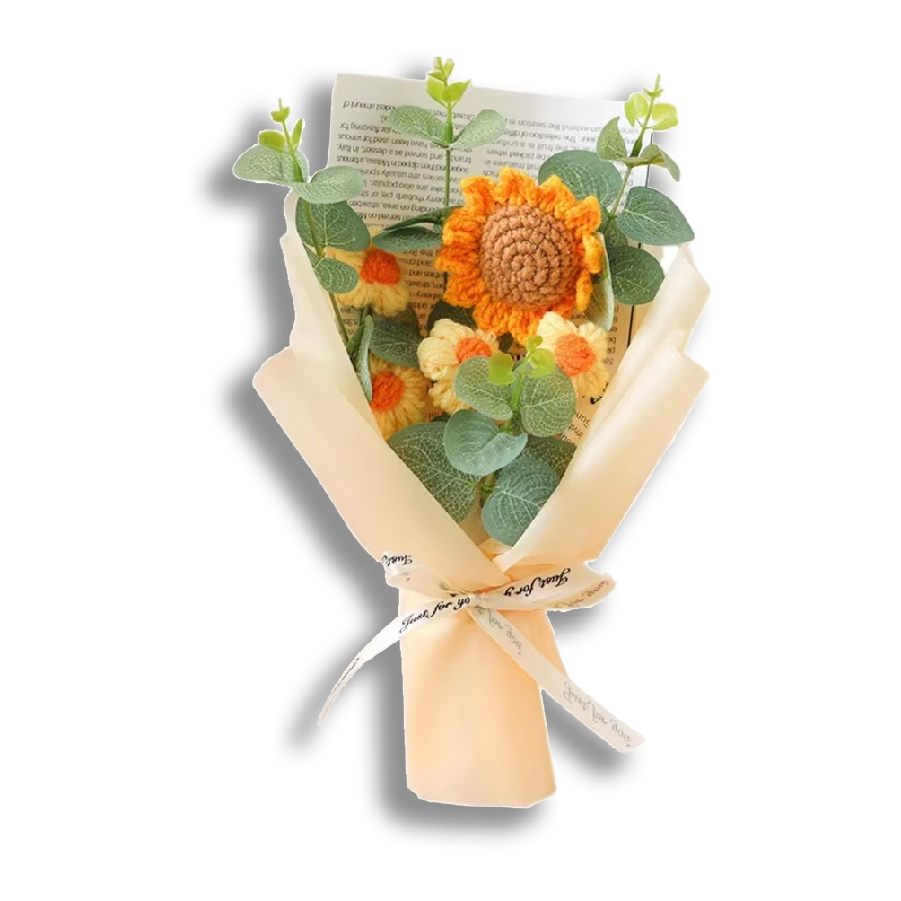 Everlasting Sunflower Charm Bouquet