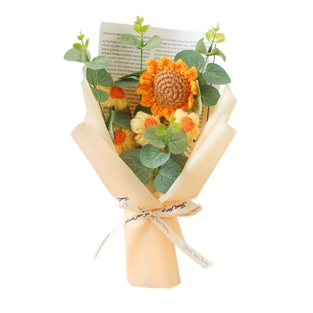 Everlasting Sunflower Charm Bouquet