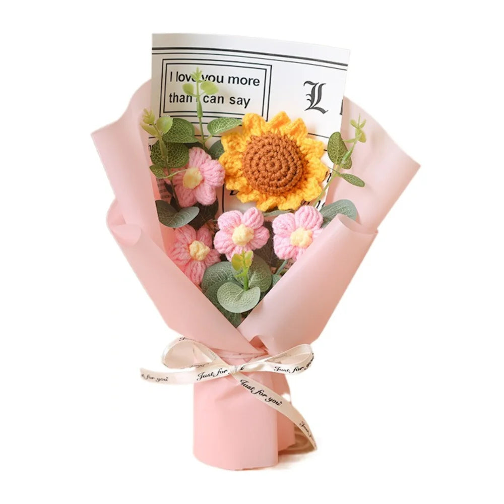 Everlasting Sunflower Charm Bouquet